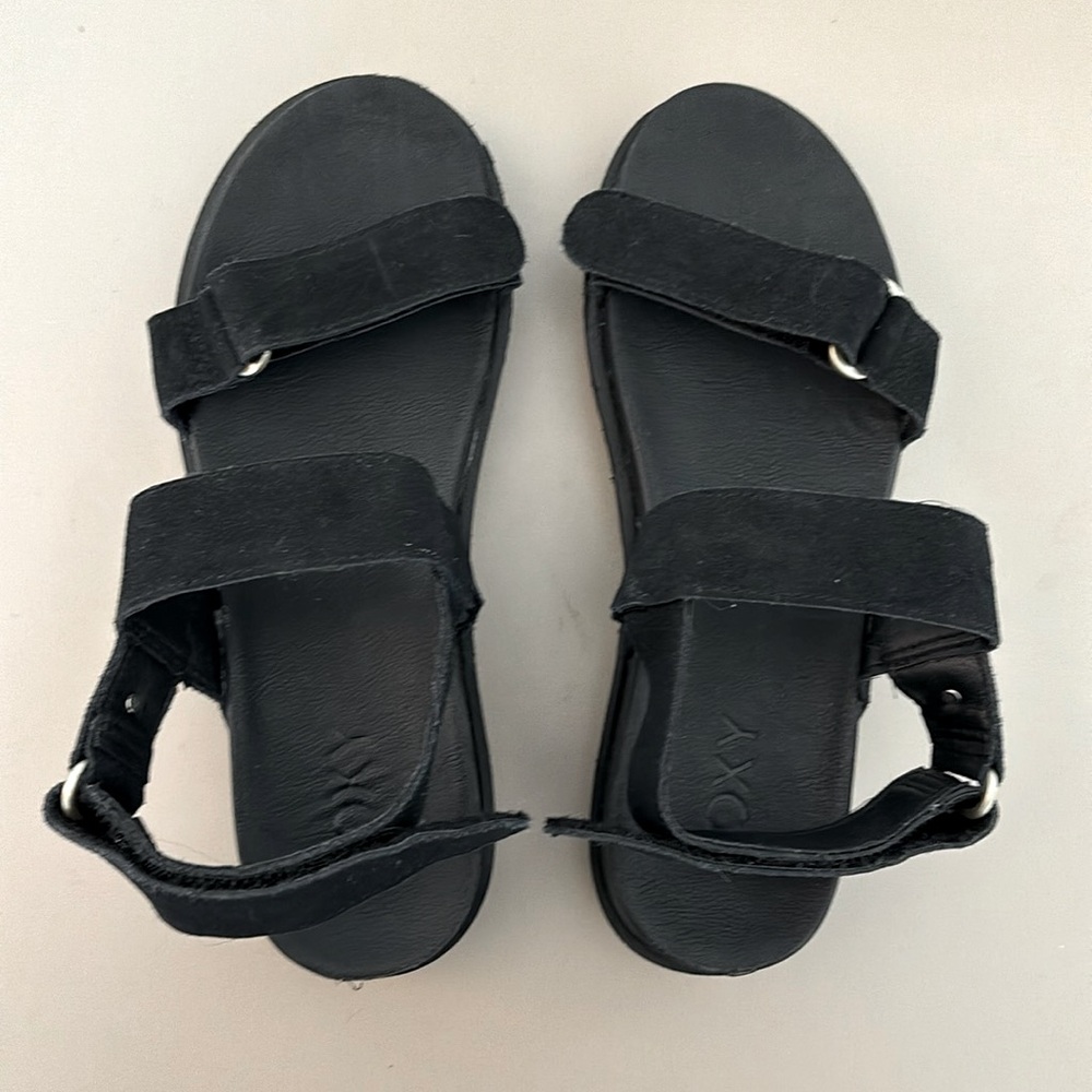 ✨NEW✨ Roxy Leather Platforms - Black Sz 9